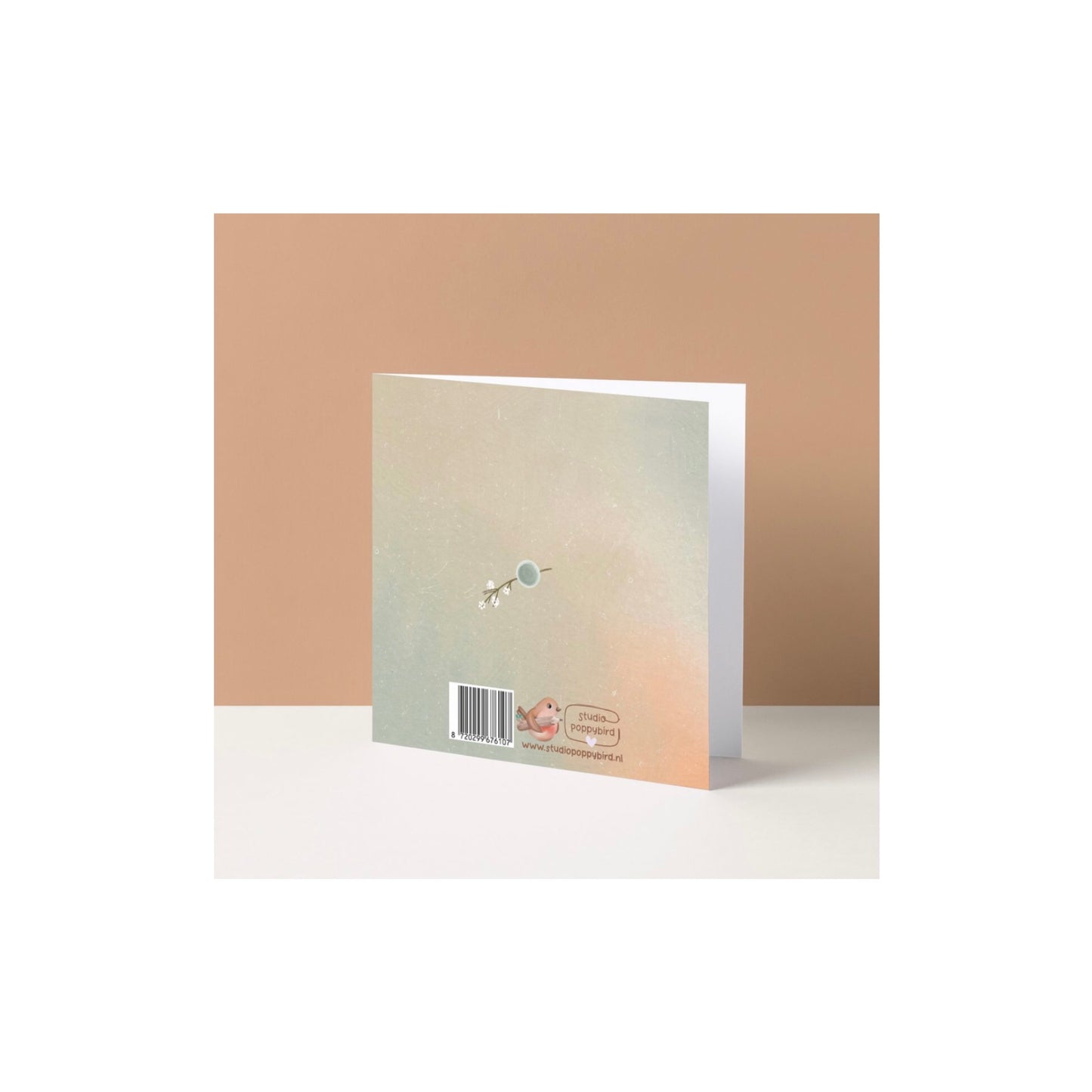 Dubbele wenskaart - a little note for a big thank you