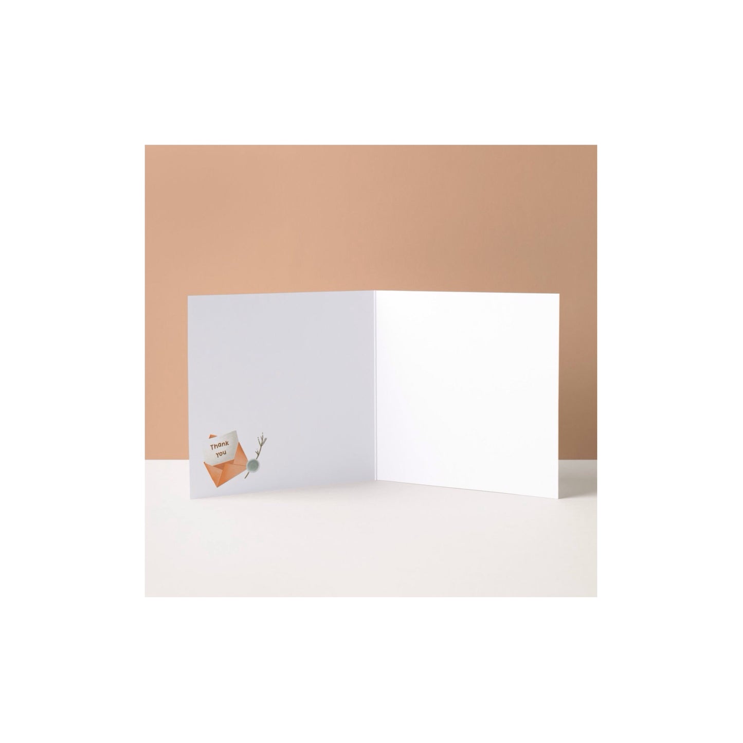 Dubbele wenskaart - a little note for a big thank you