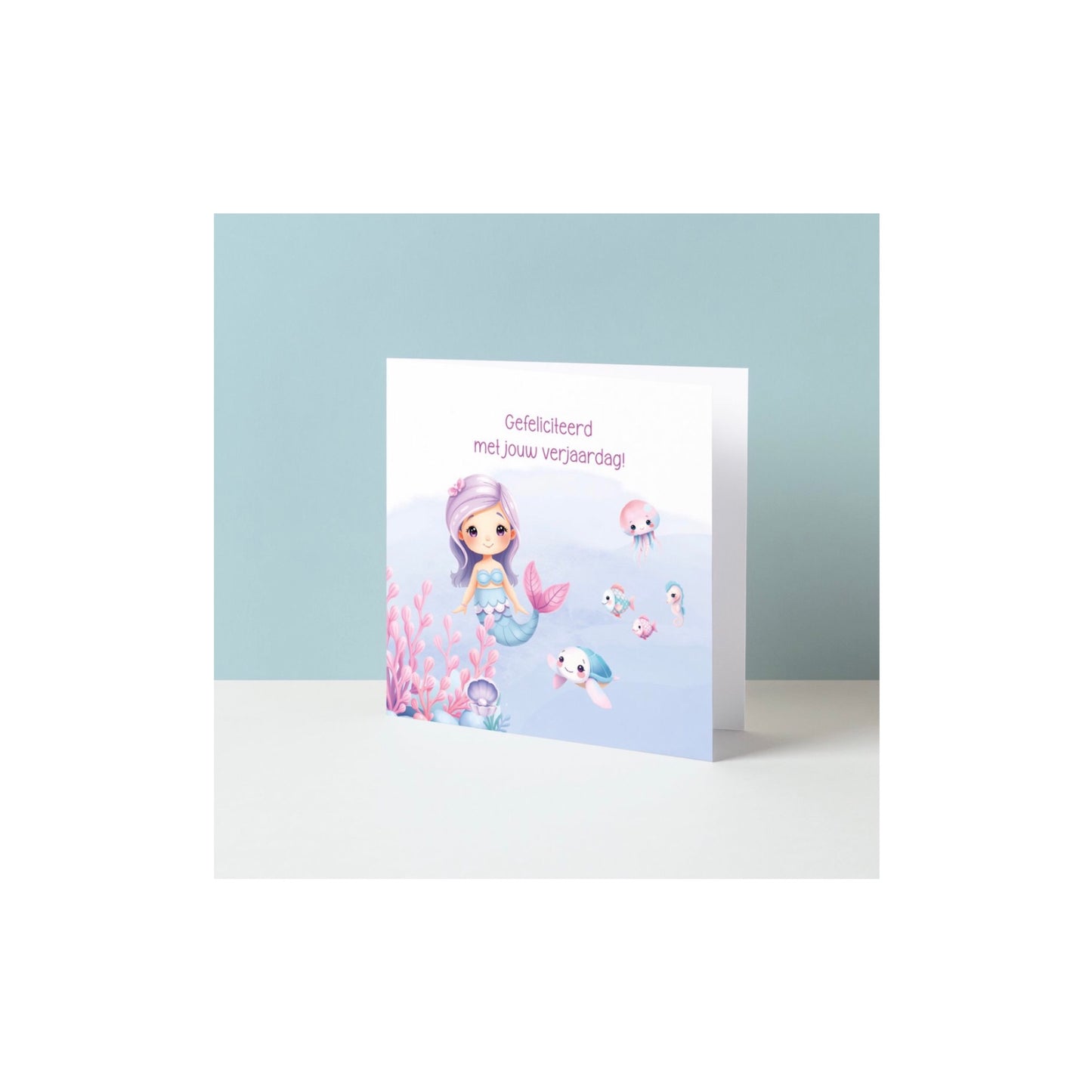 Dubbele wenskaart - gefeliciteerd met jouw verjaardag