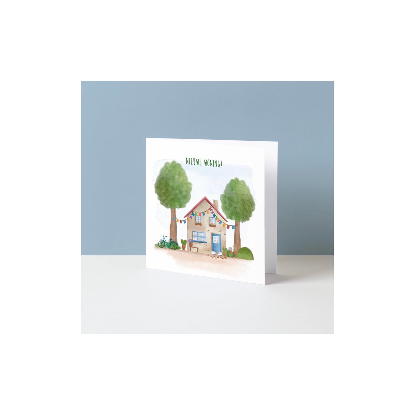 Dubbele wenskaart - nieuwe woning