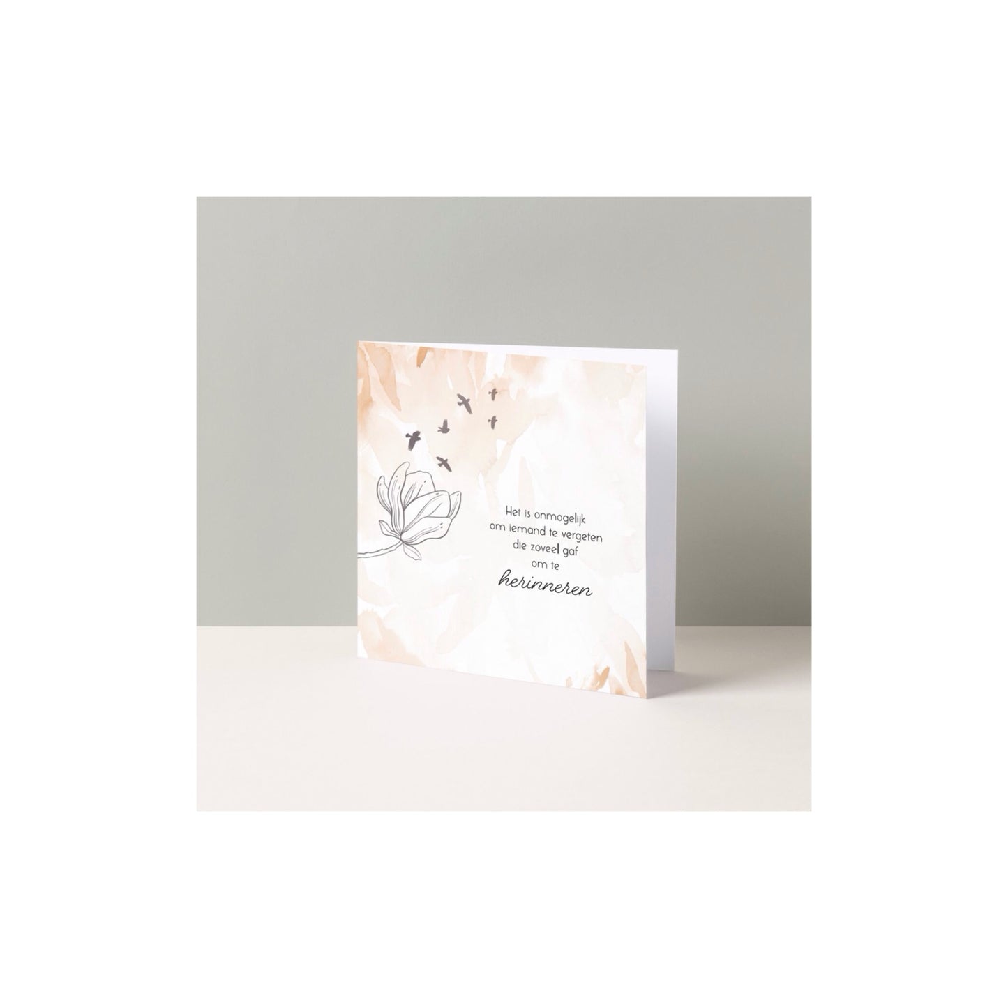 Dubbele wenskaart - zoveel om te herinneren