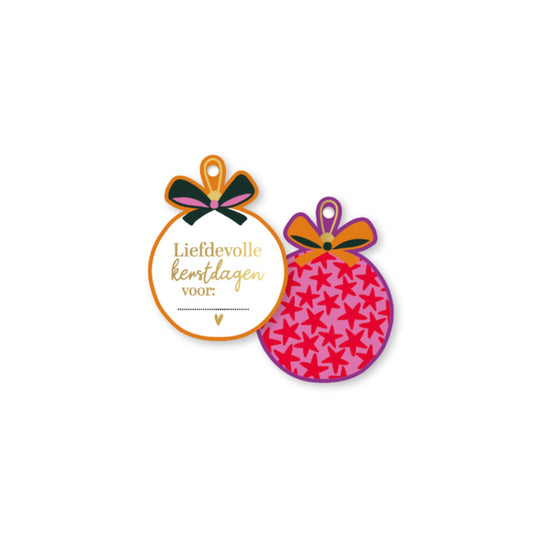 Cadeaulabel - liefdevolle kerstdagen voor…