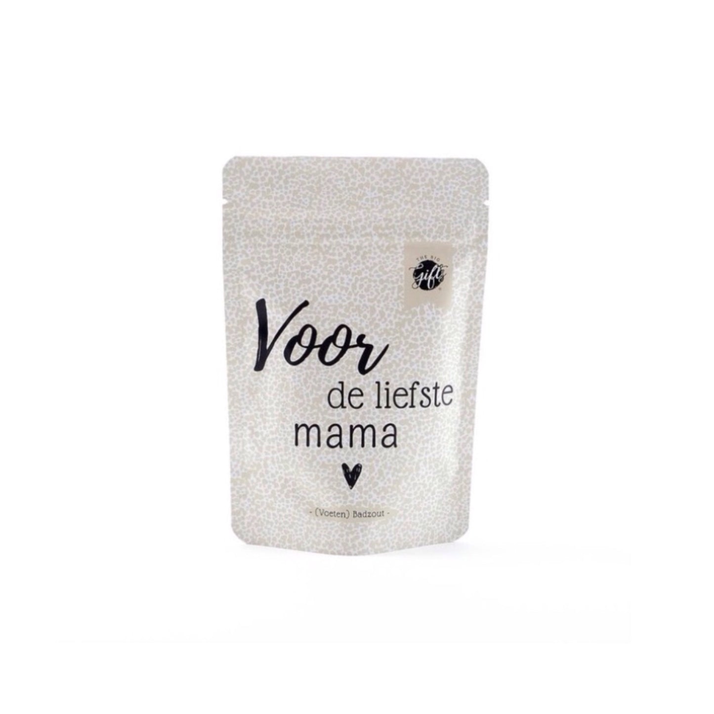 Badzout in cadeauverpakking - voor de liefste mama - 150 gram badzout