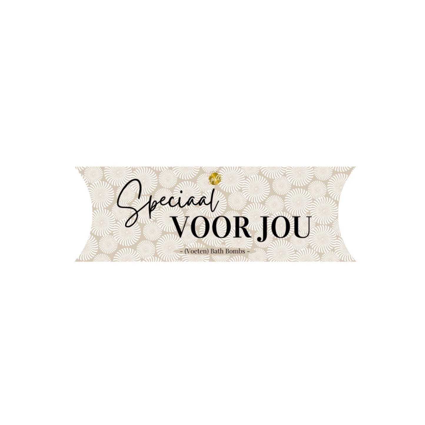 Bath bombs in gondeldoosje - speciaal voor jou - 5 bath bombs