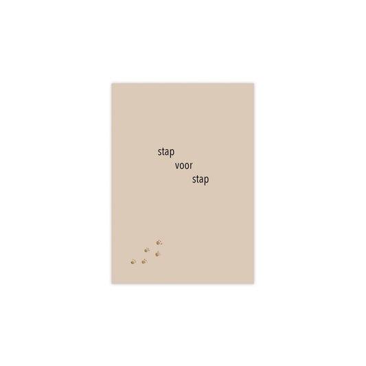 Dubbele wenskaart - stap voor stap