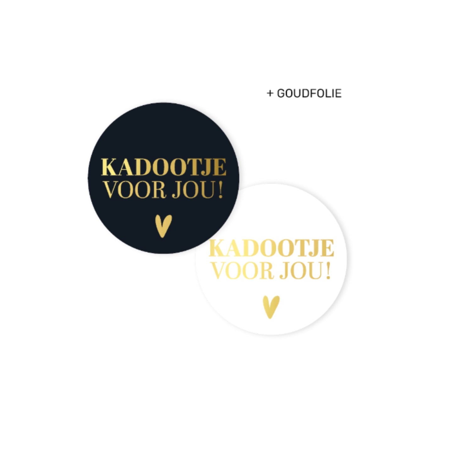 Cadeaustickers - kadootje voor jou - 10 stuks