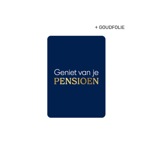 Ansichtkaart - geniet van je pensioen
