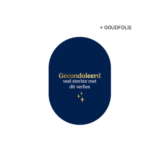 Ansichtkaart - gecondoleerd