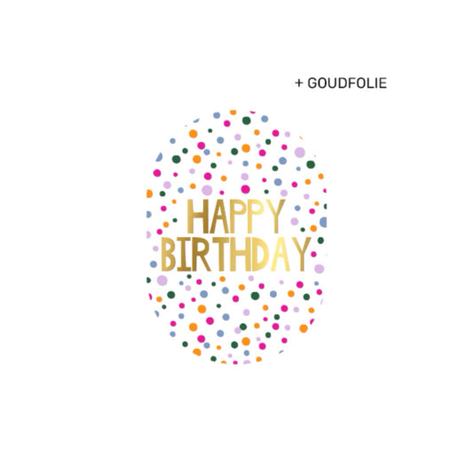 Ansichtkaart - happy birthday