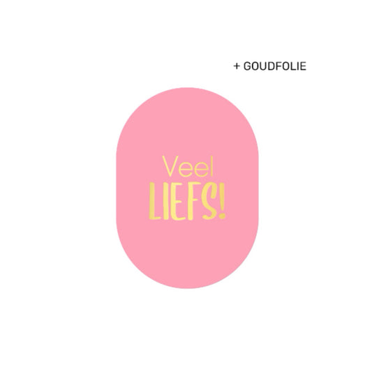 Ansichtkaart - veel liefs