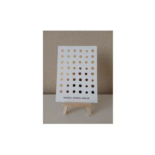 Ansichtkaart - heel veel geluk