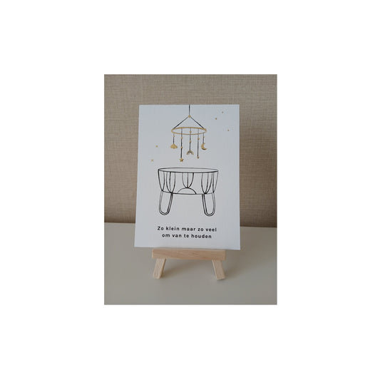 Ansichtkaart - zo klein maar zoveel om van te houden