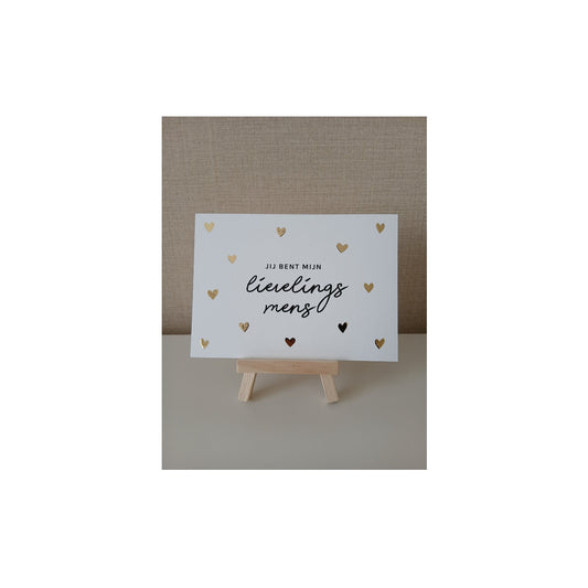 Ansichtkaart - lievelingsmens