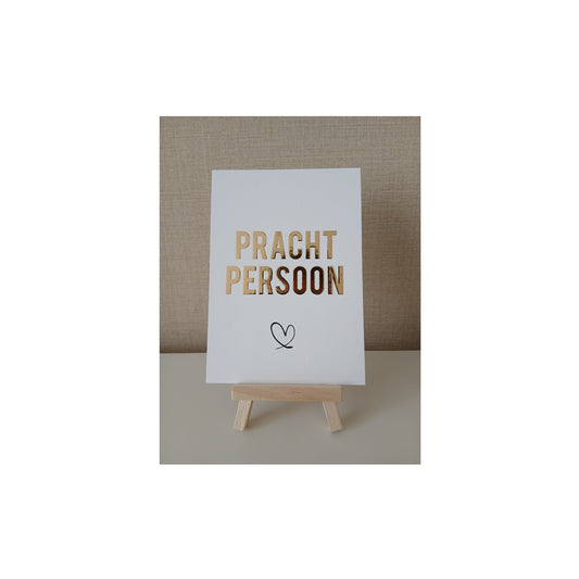 Ansichtkaart - pracht persoon