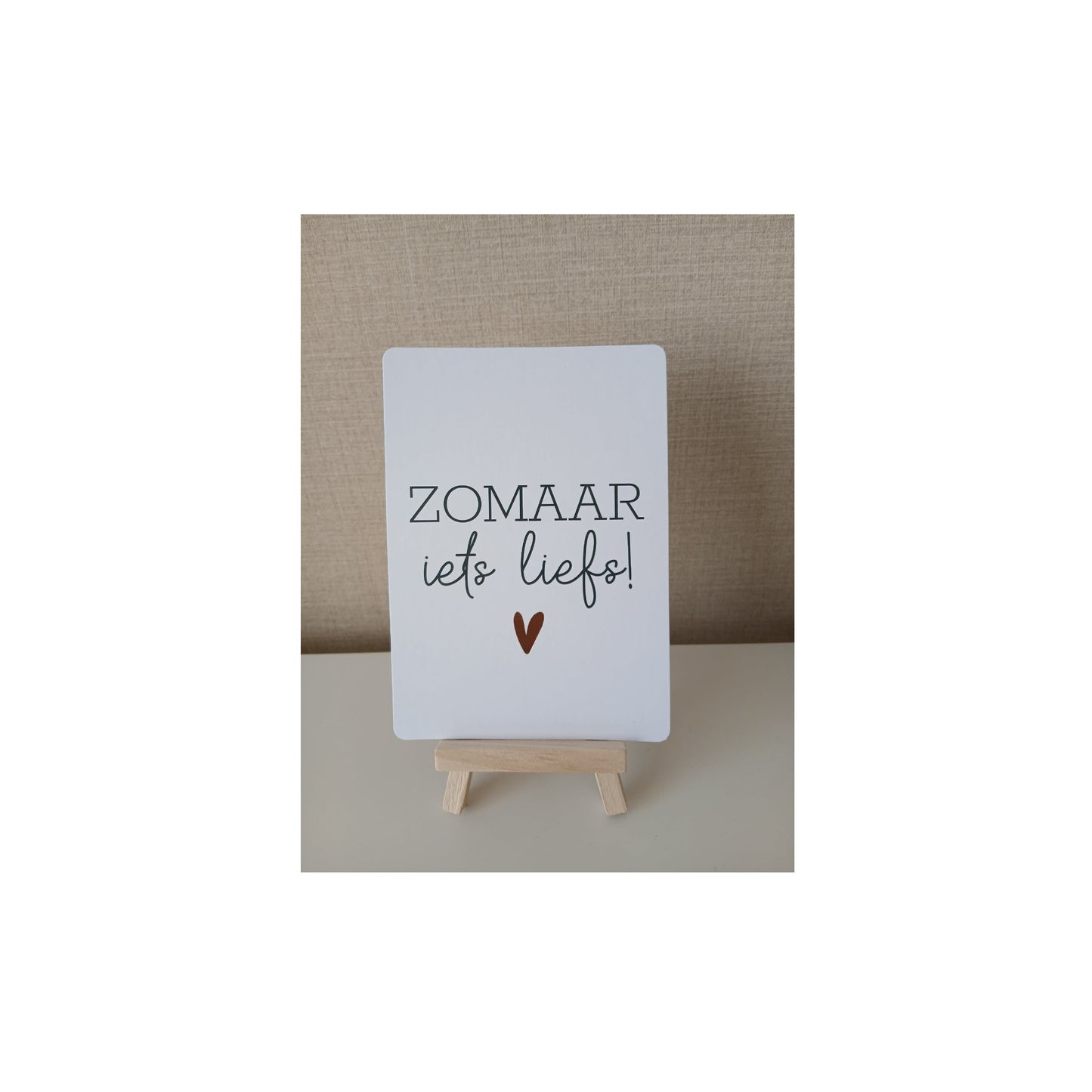 Ansichtkaart - zomaar iets liefs