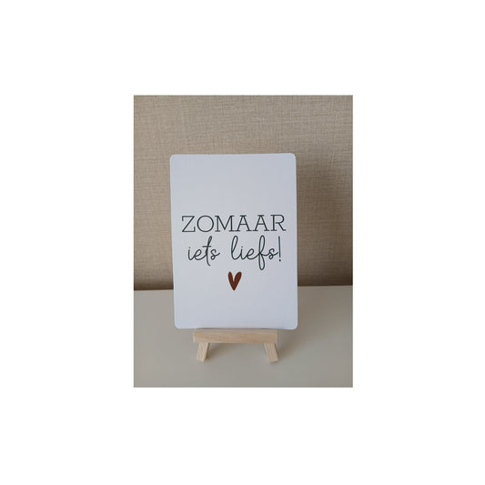 Ansichtkaart - zomaar iets liefs