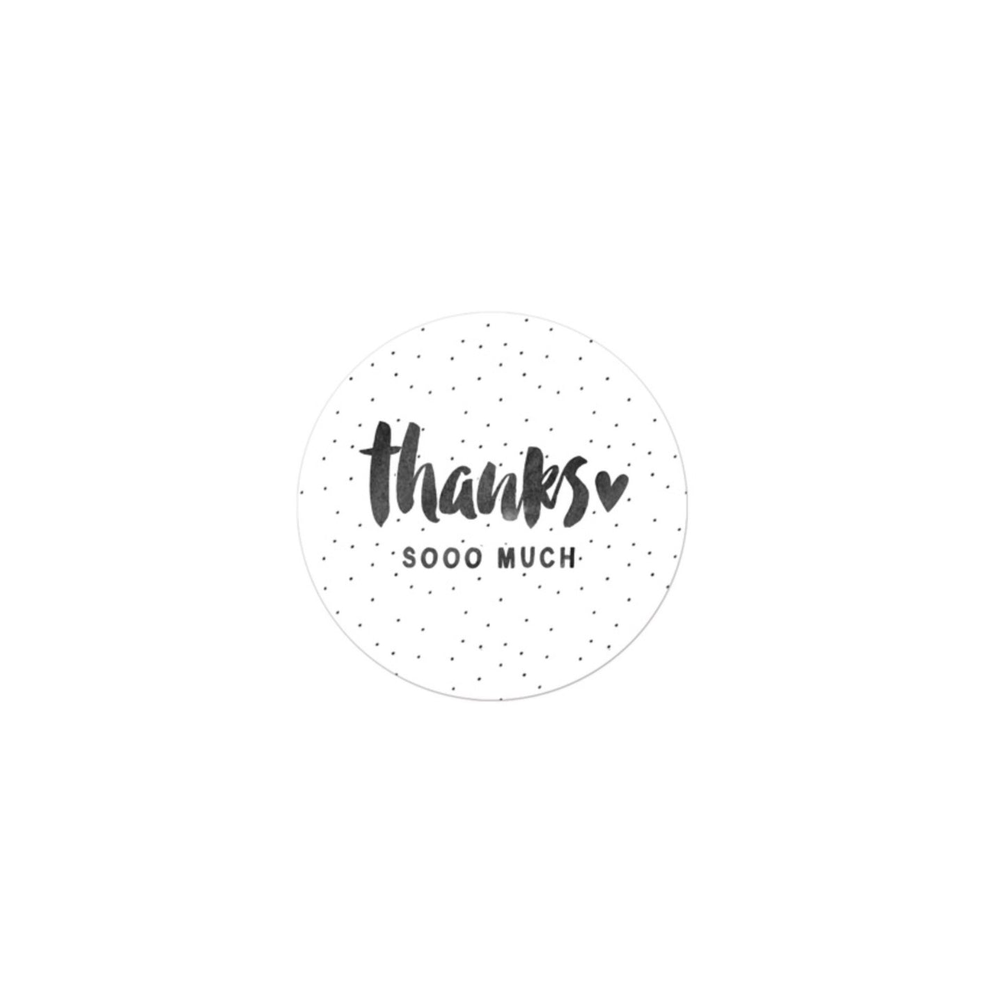 Cadeaustickers | thanks so much (10 stuks)