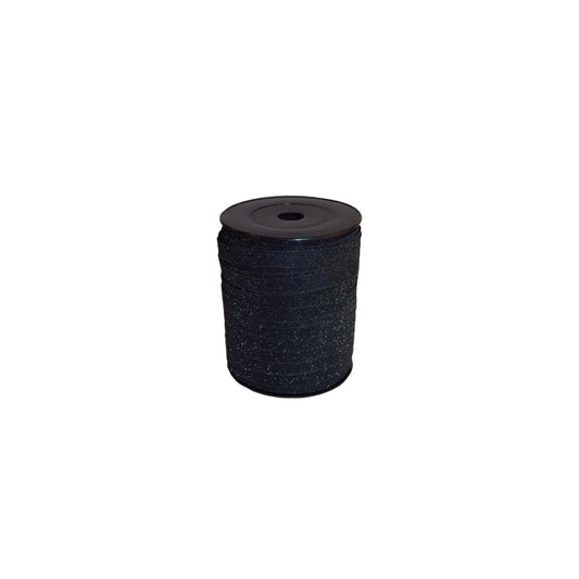 Krullint | glitter zwart (5 meter)