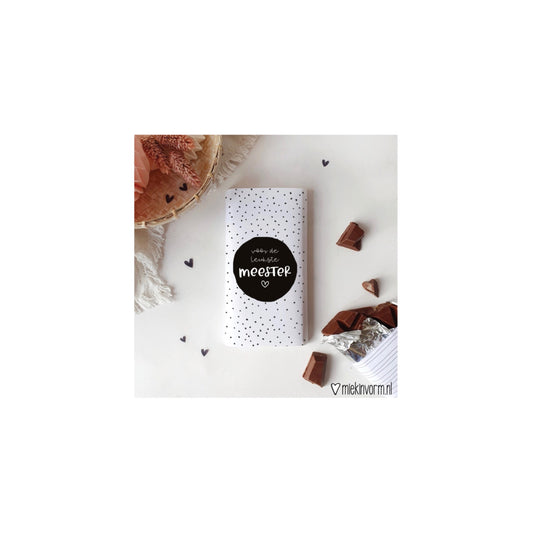 Chocoladewikkel | voor de leukste meester
