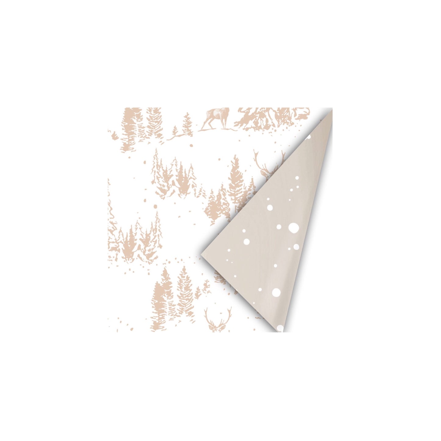 Cadeaupapier | reindeer forest (2 meter)