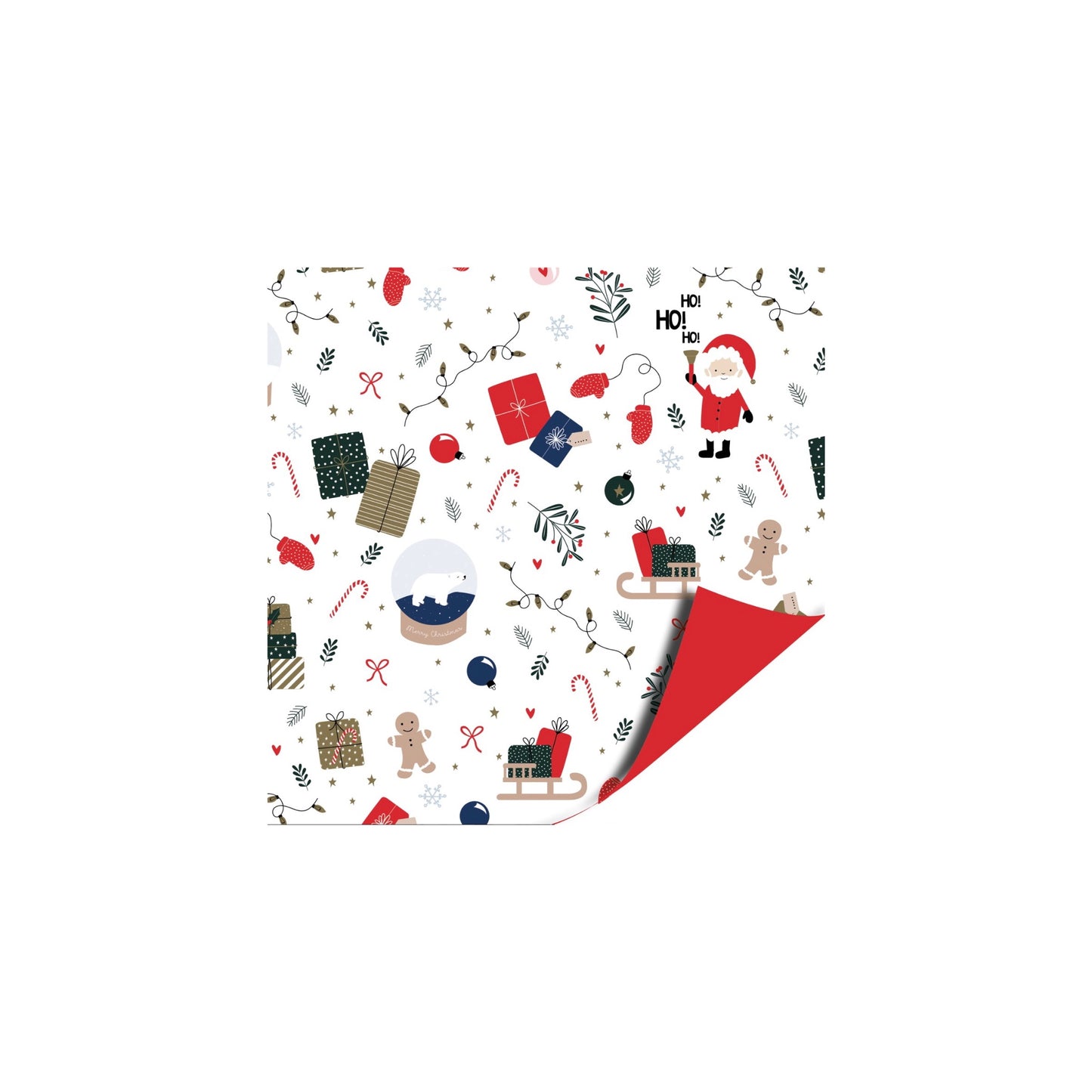 Cadeaupapier | christmas doodles (2 meter)