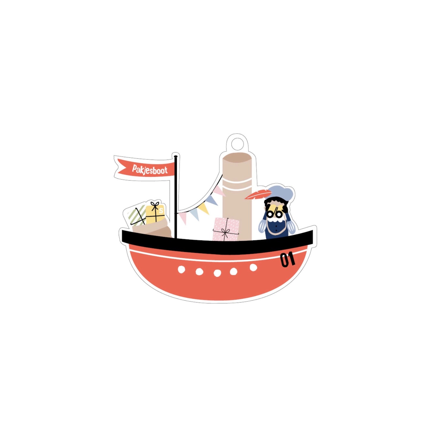 Cadeaulabel | pietje in boot