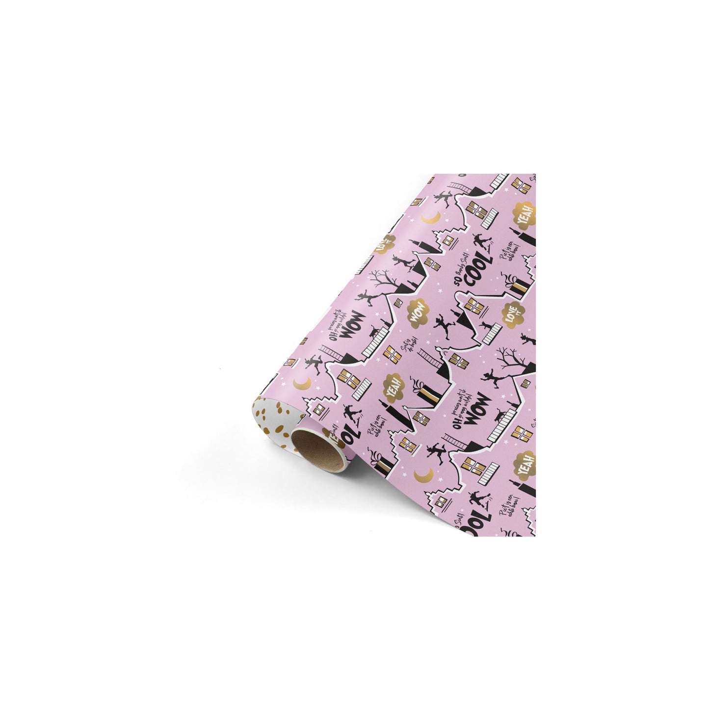 Cadeaupapier | cool sint roze (3 meter)