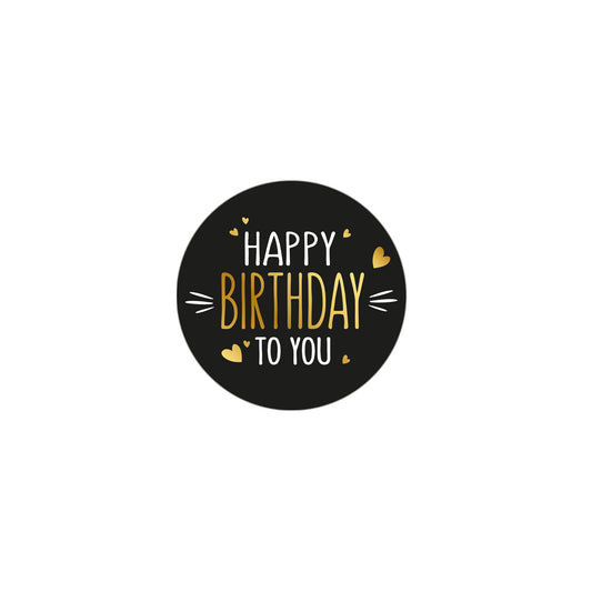 Cadeaustickers | happy birthday to you (10 stuks)