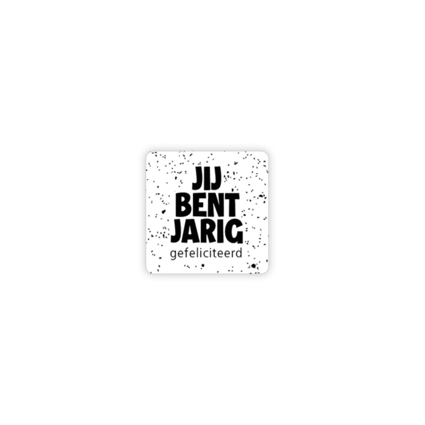 Cadeaustickers | jij bent jarig (10 stuks)