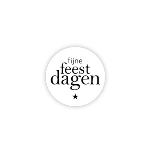 Cadeaustickers | fijne feestdagen (10 stuks)