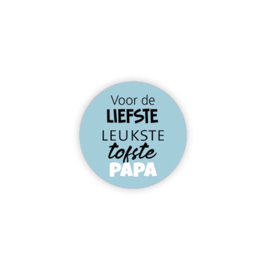 Cadeaustickers | voor de liefste leukste tofste papa (10 stuks)
