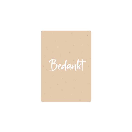 Kaart | bedankt