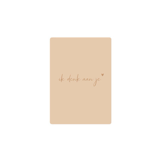 Kaart | ik denk aan je