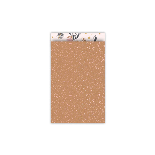 Cadeauzakjes - twinkling stars - fudge - 12x19 cm - 5 stuks
