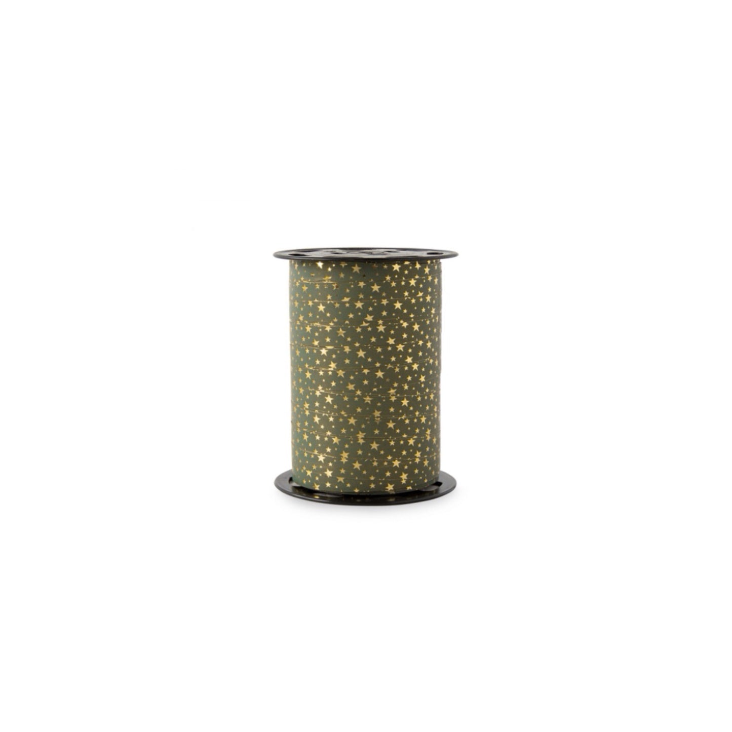 Krullint - sterretjes - faded green - 5 meter