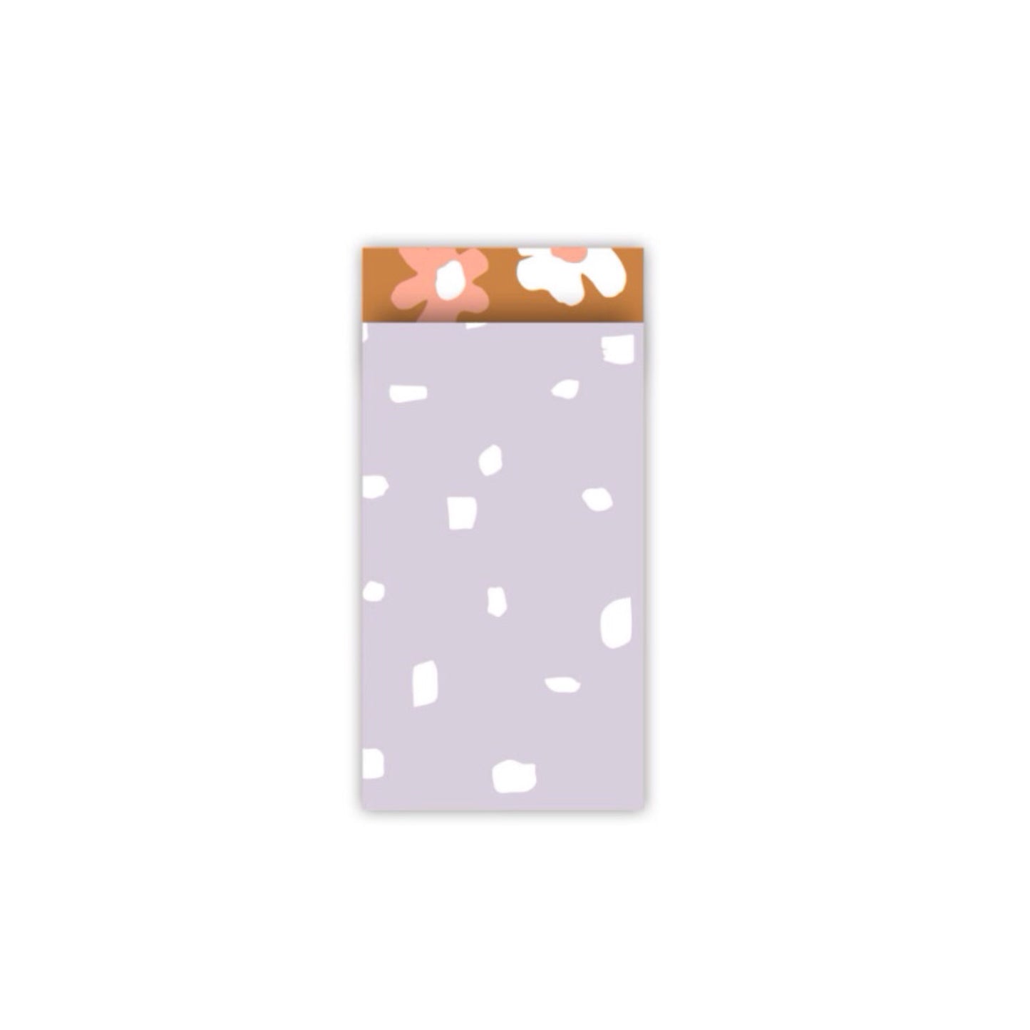 Cadeauzakjes - minimal dots - lila - 7x13 cm - 5 stuks