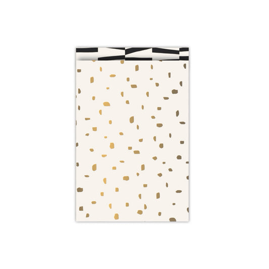 Cadeauzakjes - minimal dots - offwhite - 5 stuks