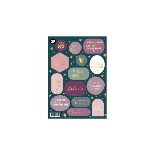Stickervel - kerst