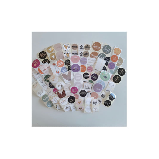 Stickermix - XXL - 100 cadeaustickers