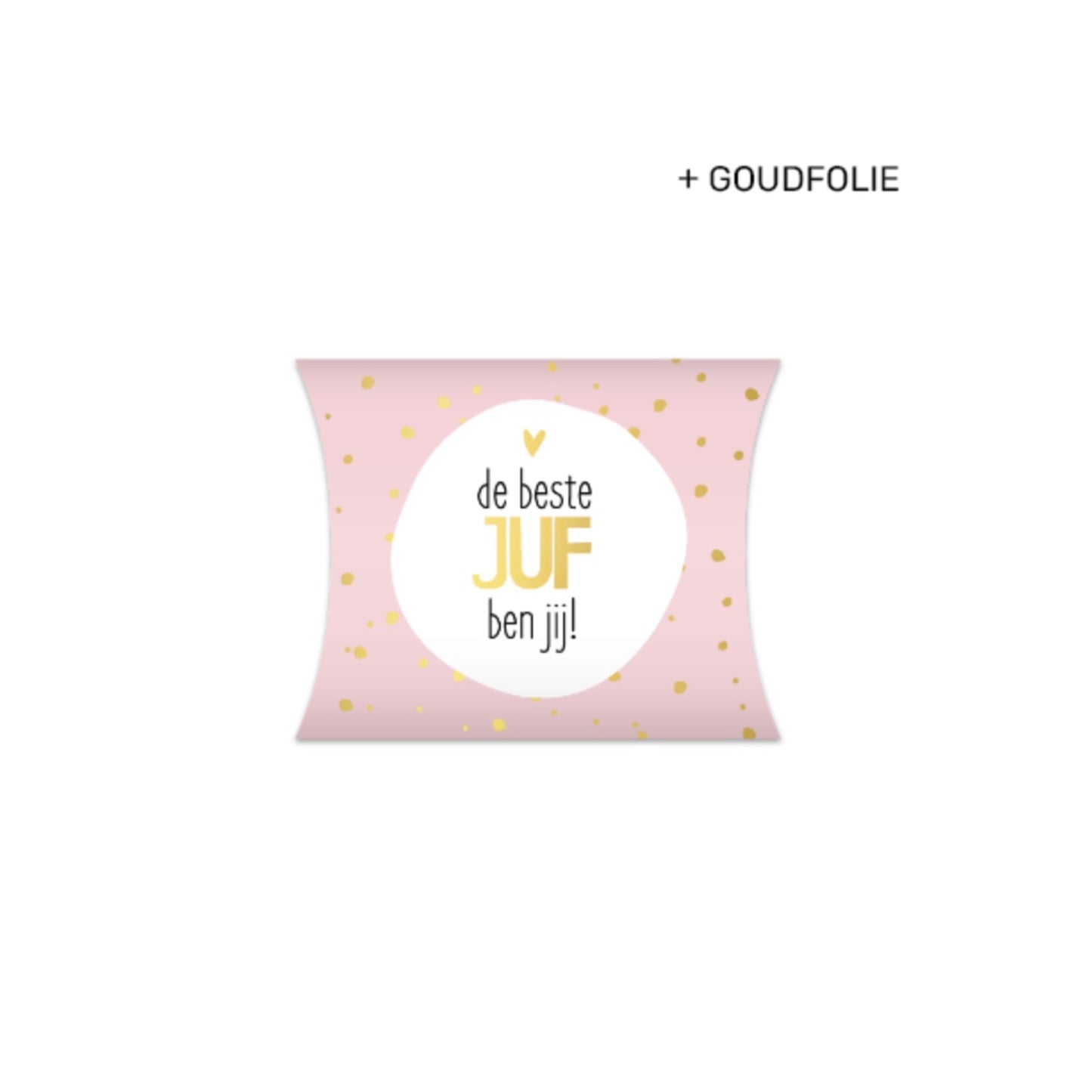 Gondeldoosje - de beste juf ben jij - roze